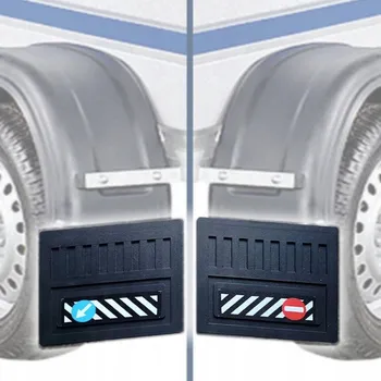 autokoberec Zástěrky na přívěs, vozík, plato 205x225 Gumové, sada 2 kusy - Příkaz/Zákaz