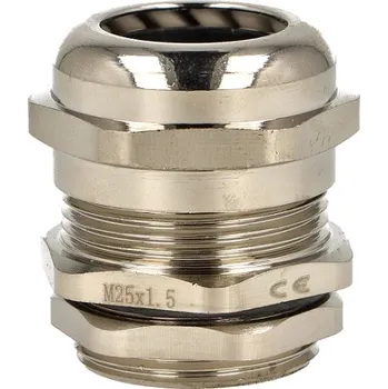 Kabelová průchodka mosazná s metrickým závitem MMG-25 IP68 VÝVODKA TRYTYT
