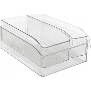 Úložný box ORGANIZÉR DO LEDNICE PLASTOVÝ SADA 3 KS SMART FRIDGE 3500 ML