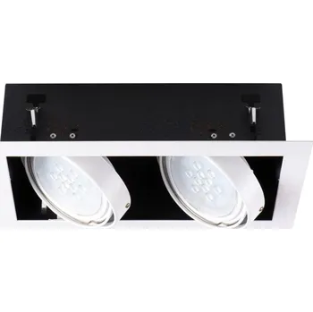 Bodové svítidlo Obdélníkové bodové svítidlo Kanlux bílé