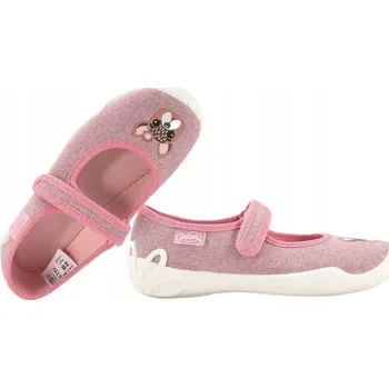 Dívčí obuv BEFADO DĚTSKÉ PAPUČE VELIKOST 28, PAPUČE DO ŠKOLKY, PAPUČE PRO DĚTI 114X553