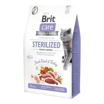 Volný čas Brit Care Cat Grain-Free Sterilized Weight Control 2kg