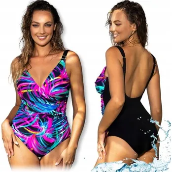 Dámské plavky Dámské Jednodílné Plavky 42 XL Zeštíhlující Monokini