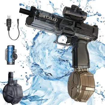 Dětská zbraň Elektrická automatická vodní Puška , pistole Akumulátor 10 m Hračka