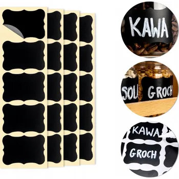 Sklenice 50 Ks samolepicích nálepky na kořenky , víno, med, šťávy