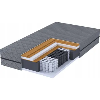 Matrace Matrace 160x200 super tvrdá taštičková 3x kokos pocket 7 zón 23 cm H5