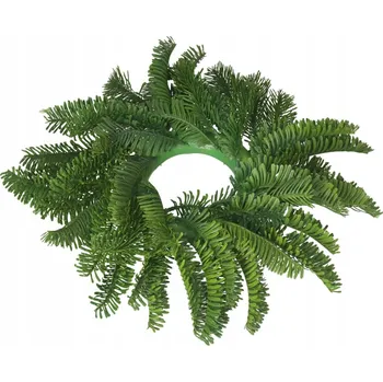 umělá květina DEKORATIVNÍ VĚNEC Z JEHLIČÍ DEKORACE 36 CM