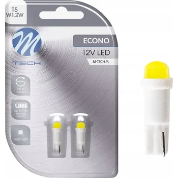 Povinná bezpečnostní výbava Žárovky M-Tech LB053W T5W 0,25 W 2 ks