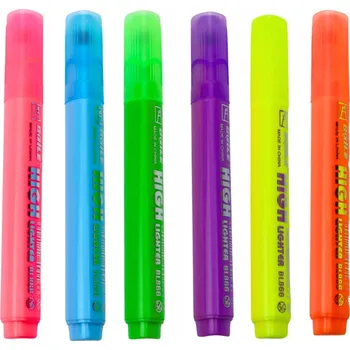 Zvýrazňovač Vícebarevný Zvýrazňovač LEAN Toys 1 ks