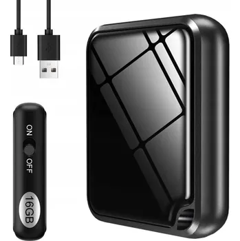 Diktafon DIKTAFON 16GB MINI ZÁZNAMNÍK PRO CVIČENÍ JAZYKOVÝCH DOVEDNOSTÍ