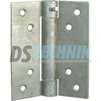 pant IBFM Pant 122 - stříbrný, úzký jednostranný pružinový pant samozavírací niklovaný