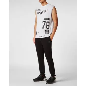 Plein Sport Tank top 1237 Bílá Regular Fit XL