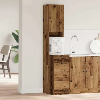 Příborník do zásuvky Kuchyňský bufet se zásuvkou Staré dřevo 32 x 50 x 180 cm