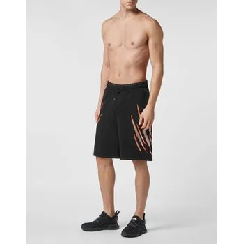 Pánské kraťasy Plein Sport Šortky 5515 Černá Jogger Fit M