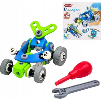 ostatní stavebnice STAVEBNÍ BLOKY STAVEBNICE PRO HRAČKA AUTOHRAČKY PRO DĚTI 52 DÍLŮ