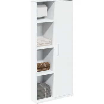 Koupelnový nábytek Koupelnová skříňka s držákem rolí bílá 39 x 22 x 72 cm