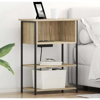 Noční stolek Noční skříňka Sonoma dub 55 x 31 x 76 cm kompozitní dřevo