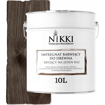 Lak na dřevo IMPREGNACE NA DŘEVO EXTRA LAZURA OCHRANNÁ S BARVOU, JEDNOVRSTVÁ, PALISANDR 10L, UV OCHRANA