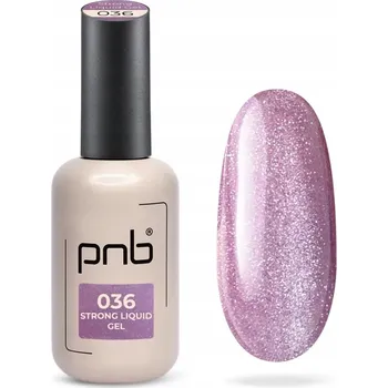 Lak na nehty Modelovací Gel PNB UV/LED Strong Liquid Gel 036 Moon Orchid 17 ml