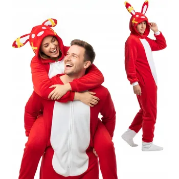 Karnevalový kostým Pyžamo Onesie Kigurumi Kostým Převlek Genshin Baron Bunny S: 145-155cm