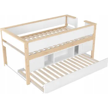 Postel Patrová postel Arhatreya moderní 90 x 200 cm béžová