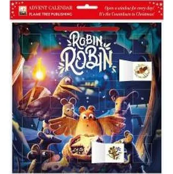 Kalendář Kalendarz Adwentowy z naklejkami Rudzik Rudzia