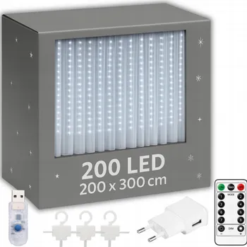 Vánoční dekorace Vánoční osvětlení na stromeček FORTRADE pro vnitřní použití 3 m, 101 - 200 světýlek