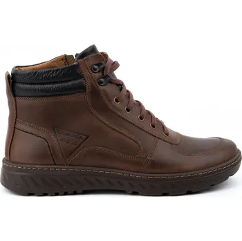 Pánská zimní obuv Pánské kotníkové boty boty Olivier Pánské zimní boty velikost 47