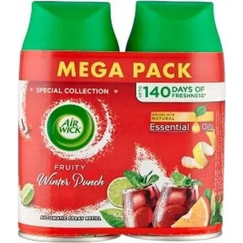 Vůně do bytu Air Wick Freshmatic 2 ks Náhradní náplň Zimní Punč 2x250ml