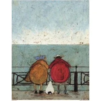 Obraz Plakát Sam Toft Obdivování moře bez rámu 40 x 50 cm