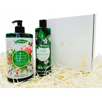 Kosmetická sada Dárková Sada HERBAPOL Šampon s kondicionérem Sprchový Gel s olejem a kamélií