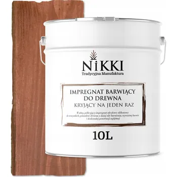 Lak na dřevo IMPREGNACE NA DŘEVO EXTRA LAZURA OCHRANNÁ S ODSTÍNEM OŘECH 10L + UV filtr - JEDNA VRSTVA