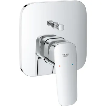 Vodovodní baterie Umyvadlová baterie pod omítku Grohe Cubeo stříbrná