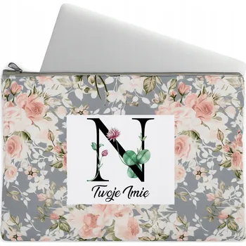 Pouzdro na mobilní telefon Pouzdro na Notebook / Tablet Obal Taška Květinový Monogram Iniciála N