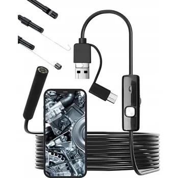 Endoskopická inspekční kamera do telefonu Android USB Full HD 10m