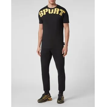 Pánské tričko Plein Sport T-Shirt 4917 Černá Regular Fit XS