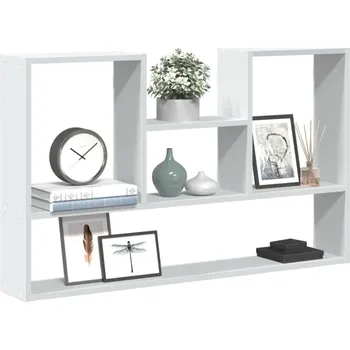 Nábytek Nástěnná police bílá 99 x 15 x 60 cm, dřevo