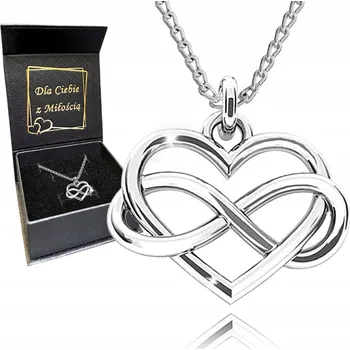 Náhrdelník Náhrdelník se srdíčkem Panda-Jewellery stříbrný ryzost 925, 45 cm