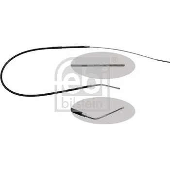 Lanko parkovací brzdy Tažné lanko, parkovací brzda FEBI BILSTEIN JR. 01756