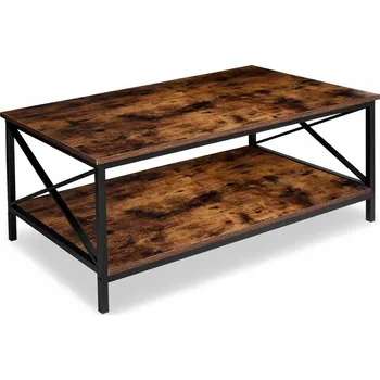 Konferenční stolek Konferenční stolek HERNING hnědý/černý