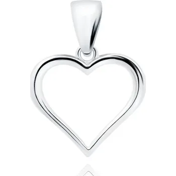 Přívěsek Prosperk Přívěsek srdíčko stříbro hladké S1691