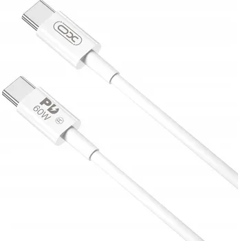 Datový kabel Kabel XO USB typ C - USB typ C 1 m bílý