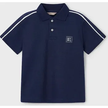 Dětská bavlněná polokošile Mayoral 3108.5F.Mini.PPYA námořnická modř 59X, vel. 122