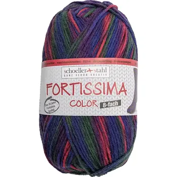 Příze Schoeller Stahl Fortissima color 8-fach 0804 (Ponožková příze Fortissima color 8-fach)