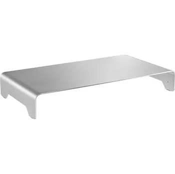 Podstavec pod monitor Powerton Podstavec hliníkový stříbrný 8590274793255