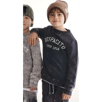 Chlapecká mikina Despacito mikina s nápisem tmavě šedá velikost: 104