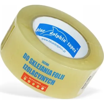 Lepicí páska na izolační fólie Blue dolphin 50 m x 48 mm