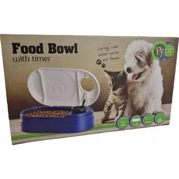 Miska pro psa Automatické krmítko z plastu Petit bílé 0,3 l