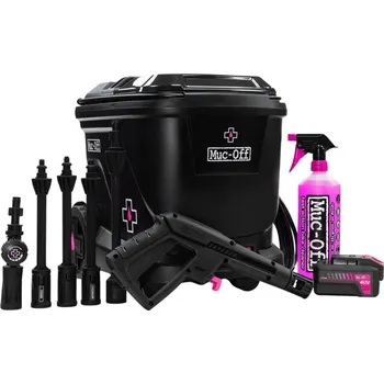 Motokosmetika MUC-OFF - Anglie Muc-Off Mobile Pressure Washer Moto Starter Bundle mobilní myčka na kola a motocykly