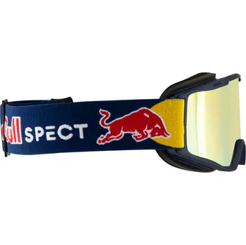 Lyžařské brýle RED BULL SPECT-NEON-03YE2, blue/smoke with yellow mirror Modrá UNI